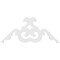Ekena Millwork Pitch Benson Architectural Grade PVC Gable Pediment, 36"W x 18"H x 1"P (12/12) GPP036X018X100BEN - alternate 5